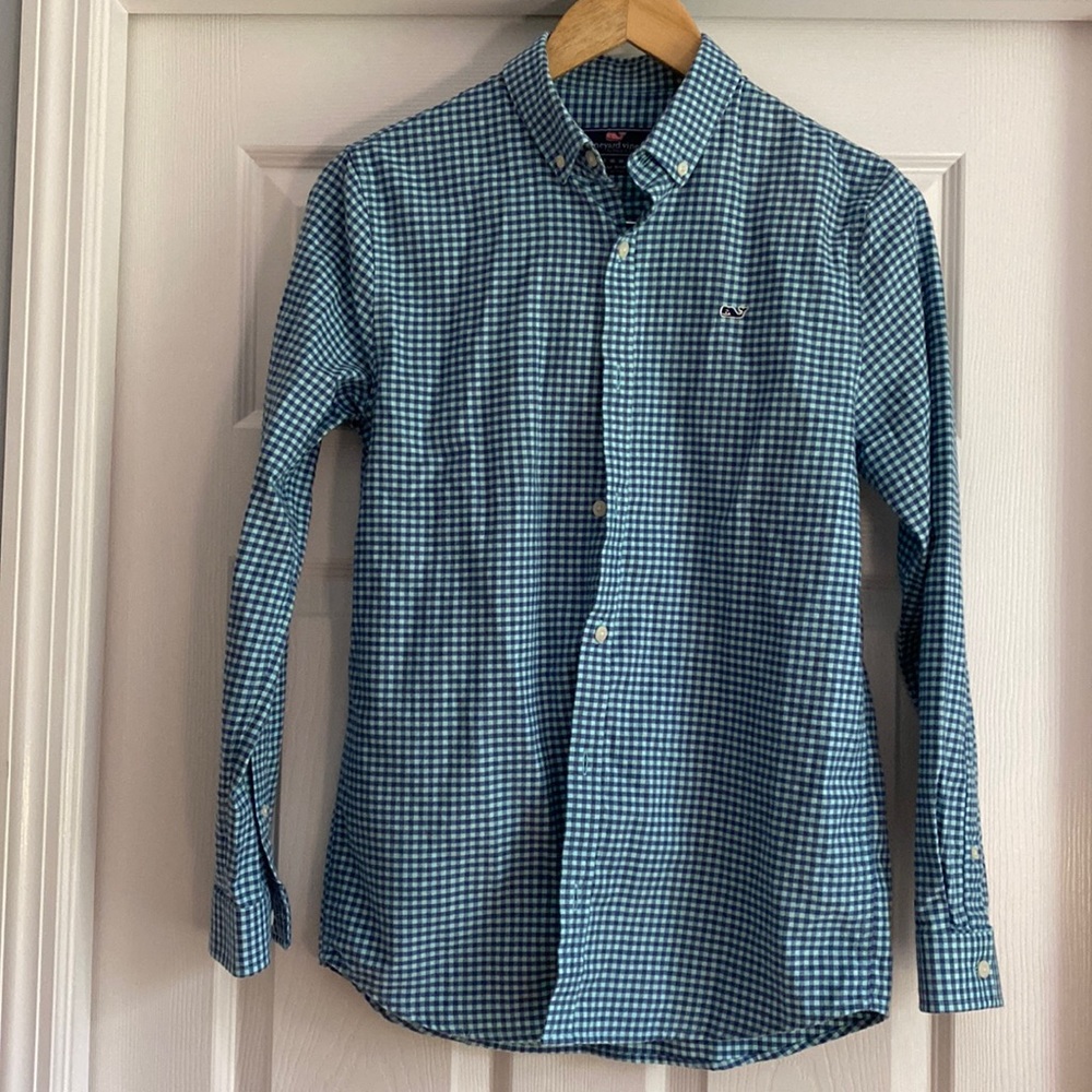 Flannel Button-Down Shirt (EUC)